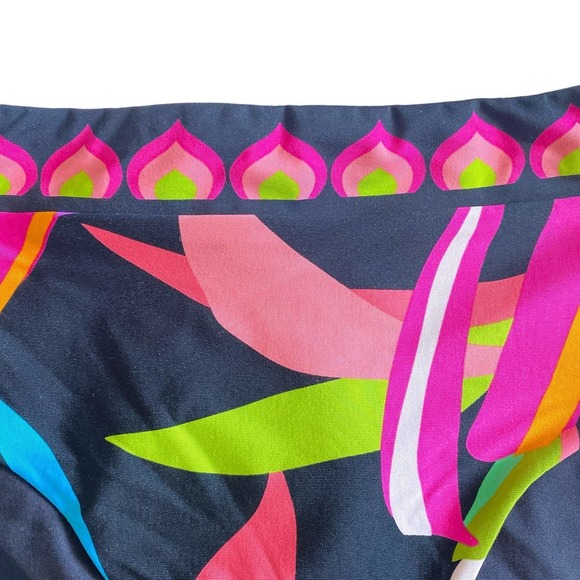 NWT TRINA TURK High Waist Birds of Paradise Bikini Bottom, size 4 - Picture 6 of 14